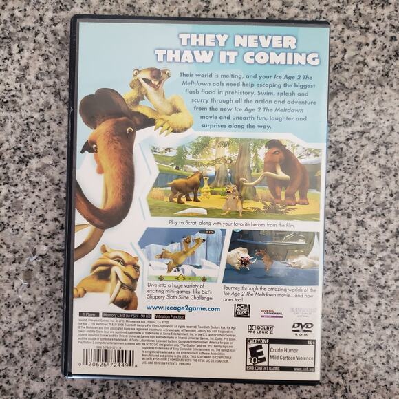 PS2 PlayStation 2 Lot Of 4: Ice Age 2, Wall-E, Finding Nemo, Nicktoons Battle... - Picture 10 of 11